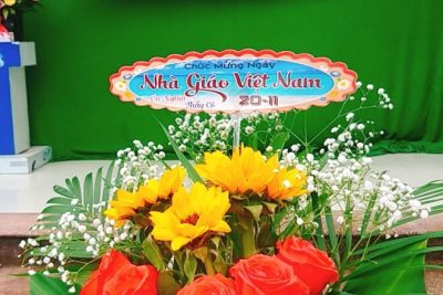 Hội thi cắm hoa chào mừng ngày nhà giáo Việt Nam 20/11/2022